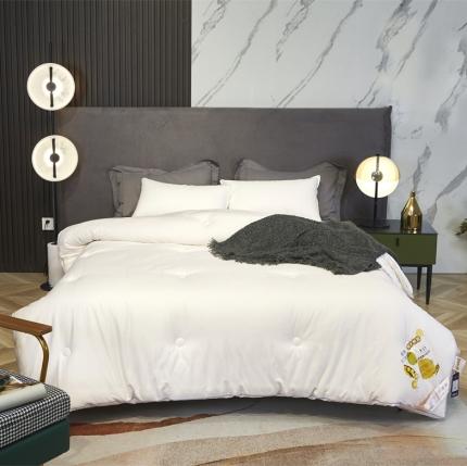 91家纺网 家纺一手货源 找家纺 (总)丫丫家纺2021新款全棉提花纯棉拉链二合一大豆纤维子母被双胎春秋被冬被子被芯