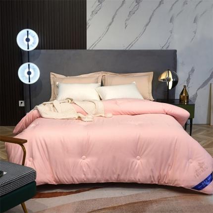 91家纺网 家纺一手货源 找家纺 (总)丫丫家纺2021新款全棉提花纯棉拉链二合一大豆纤维子母被双胎春秋被冬被子被芯