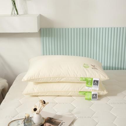 91家纺网 家纺一手货源 找家纺 （总）麦肯锡2022新款 A类母婴大豆羽丝绒枕单边款