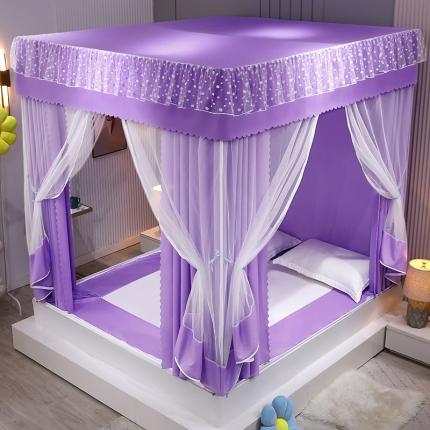 91家纺网 家纺一手货源 找家纺 （总）艾晶美 2022新款小清新坐床床帘蚊帐