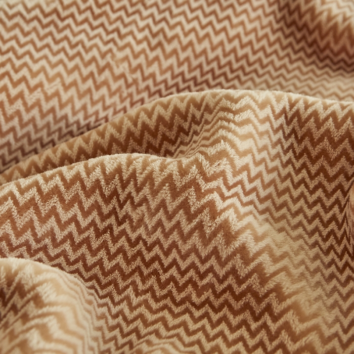 91家纺网 家纺一手货源 找家纺 凯轩毛毛毯毯子 2024新款精品韩素云毛毯毯子 卡其