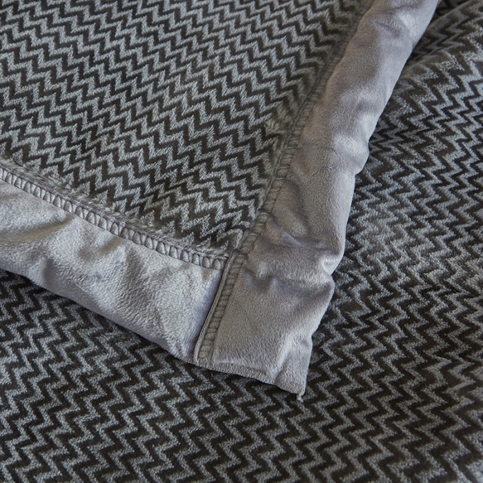 91家纺网 家纺一手货源 找家纺 凯轩毛毛毯毯子 2024新款精品韩素云毛毯毯子 深灰