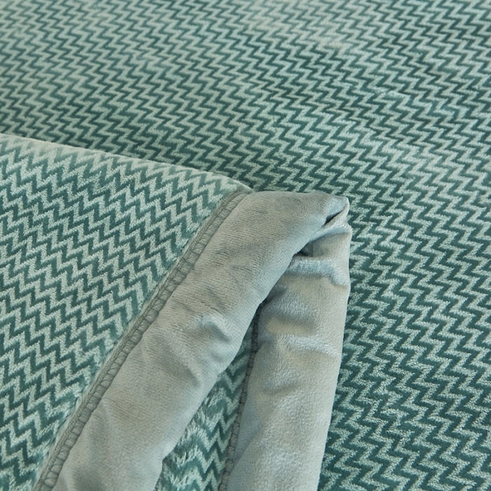 91家纺网 家纺一手货源 找家纺 凯轩毛毛毯毯子 2024新款精品韩素云毛毯毯子 天空蓝