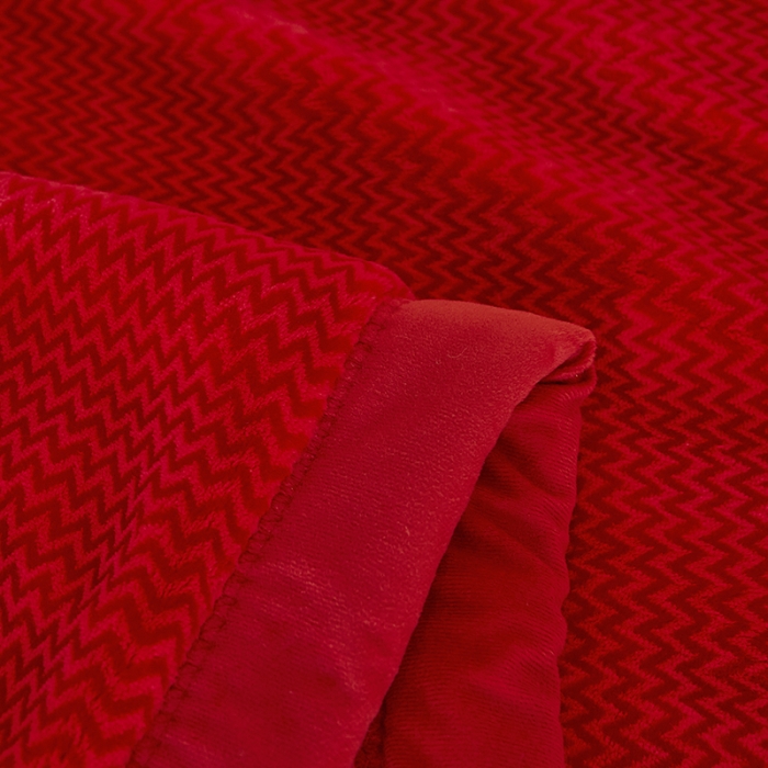 91家纺网 家纺一手货源 找家纺 凯轩毛毛毯毯子 2024新款精品韩素云毛毯毯子 喜庆红