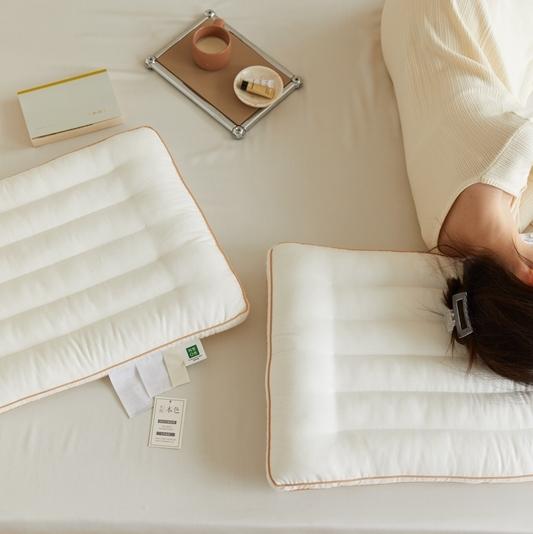 91家纺网 家纺一手货源 找家纺 （总）伟邦枕芯 2021新款原棉立体定型枕（棚拍图）