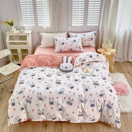 91家纺网 家纺一手货源 找家纺 （总）怡家居 2021新款AB版棉加绒四件套卡通系列