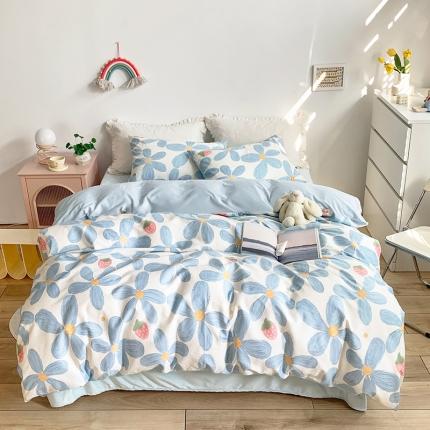 91家纺网 家纺一手货源 找家纺 （总）怡家居 2021新款AB版棉加绒四件套卡通系列