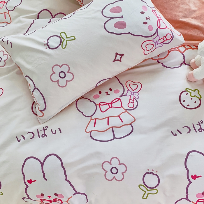 91家纺网 家纺一手货源 找家纺 （总）怡家居 2021新款AB版棉加绒四件套卡通系列