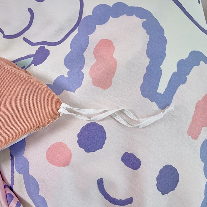 91家纺网 家纺一手货源 找家纺 怡家居 2021新款AB版棉加绒四件套卡通系列 乐园