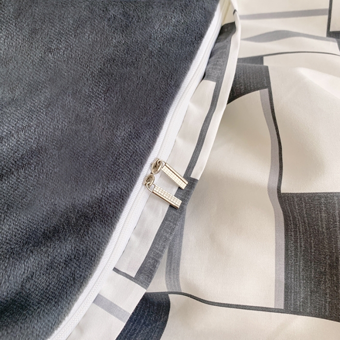 91家纺网 家纺一手货源 找家纺 怡家居 2021新款AB版棉加绒四件套卡通系列 乔伊