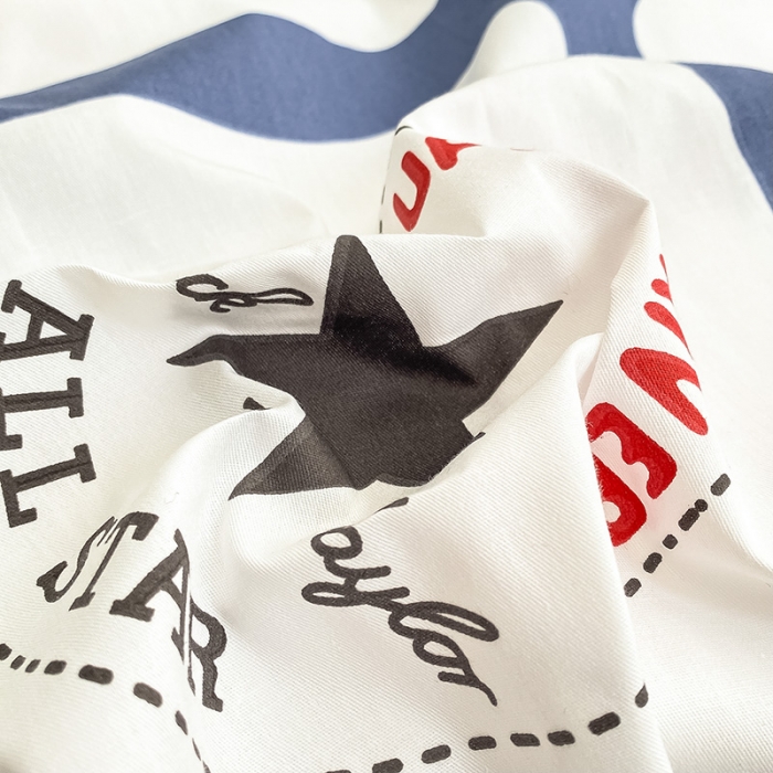 91家纺网 家纺一手货源 找家纺 曼之夏 2022新款全棉清新印花四件套 心熊乐乐格