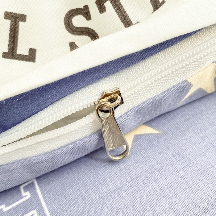 91家纺网 家纺一手货源 找家纺 曼之夏 2022新款全棉清新印花四件套 心熊乐乐格