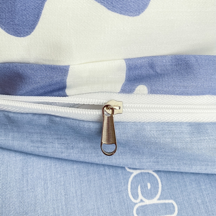 91家纺网 家纺一手货源 找家纺 曼之夏 2022新款全棉清新印花四件套 星际云梦