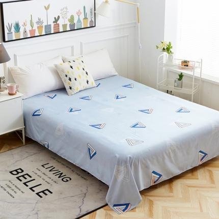 91家纺网 家纺一手货源 找家纺 宇淳国际2023新品芦荟棉四件套系列单品床单 星星