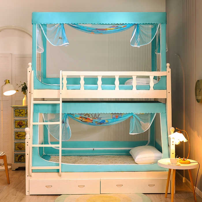 91家纺网 家纺一手货源 找家纺 总迪凡保罗蚊帐 新款5825不带遮光帘不锈钢高度伸缩支架蚊帐