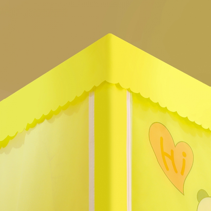 91家纺网 家纺一手货源 找家纺 迪凡保罗蚊帐 5825带遮光帘烤漆支架子母蚊帐 开心熊猫