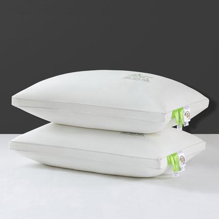 91家纺网 家纺一手货源 找家纺 仁宇枕业2021新款A类母婴级60支全棉双边大豆羽丝绒枕头