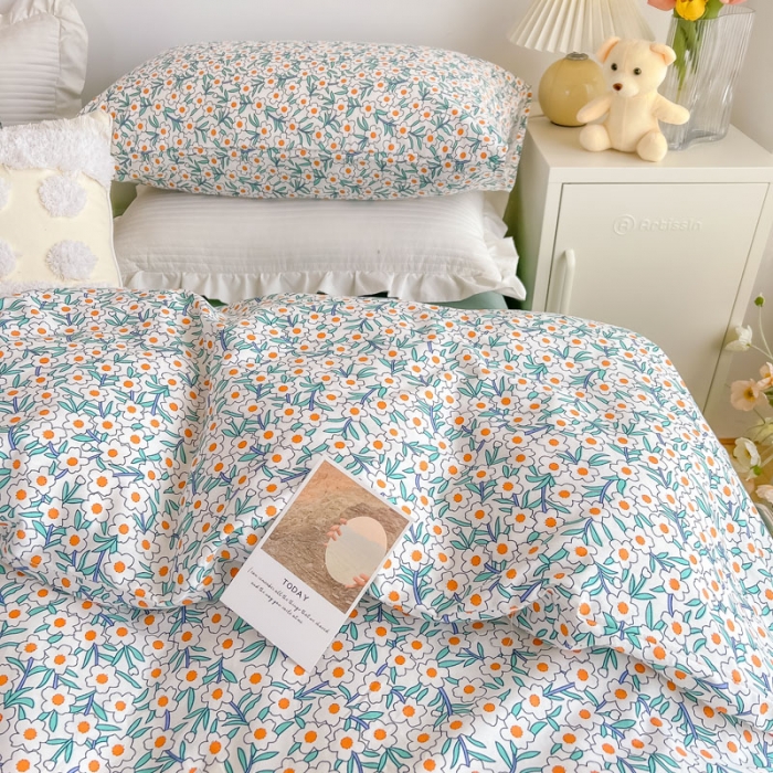 91家纺网 家纺一手货源 找家纺 （总）艾沁家纺13372纯棉碎花四件套