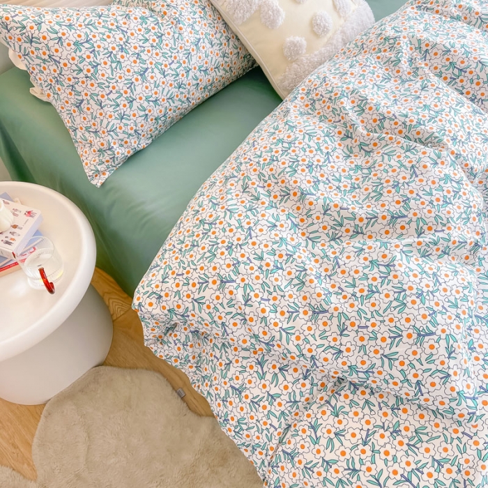 91家纺网 家纺一手货源 找家纺 （总）艾沁家纺13372纯棉碎花四件套