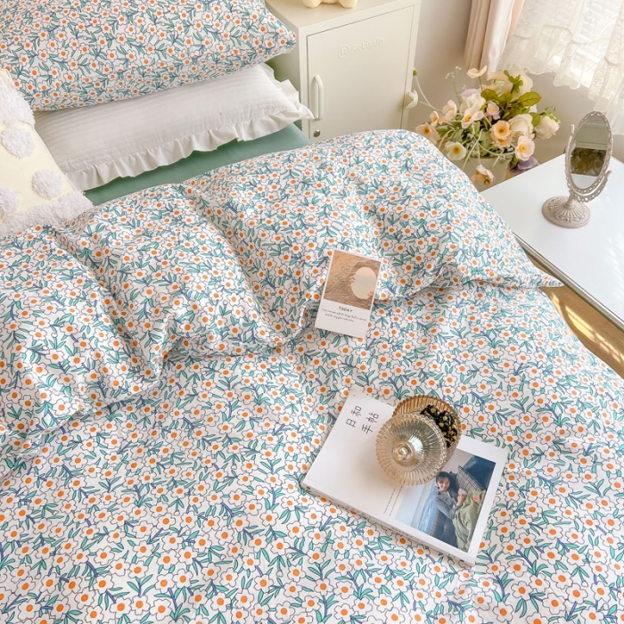 91家纺网 家纺一手货源 找家纺 （总）艾沁家纺13372纯棉碎花四件套