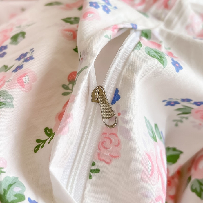 91家纺网 家纺一手货源 找家纺 艾沁家纺13372纯棉碎花四件套初见