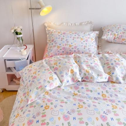 91家纺网 家纺一手货源 找家纺 （总）艾沁家纺13372纯棉碎花四件套