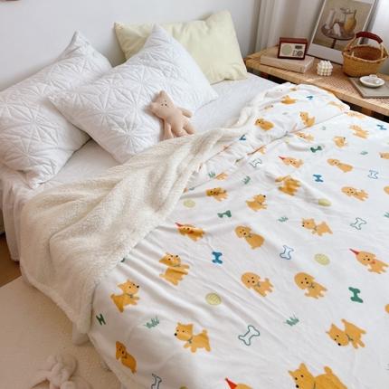 91家纺网 家纺一手货源 找家纺 萝莉家纺 2021保暖加厚牛奶绒毛毯羊羔绒毯子被套毯可爱鴨粉