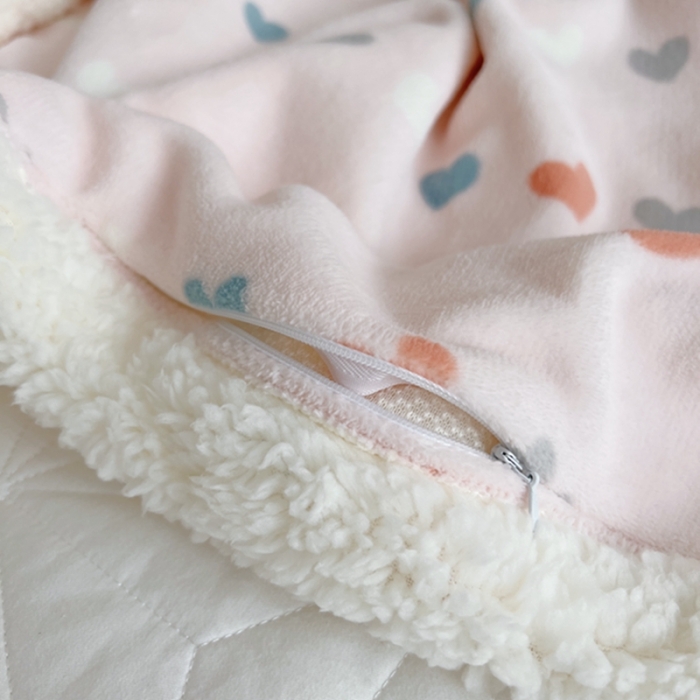 91家纺网 家纺一手货源 找家纺 萝莉家纺2021保暖加厚牛奶绒毛毯羊羔绒毯子被套毯小爱心