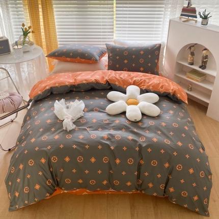 珺柔家纺2022新款13372全棉四件套 北美风