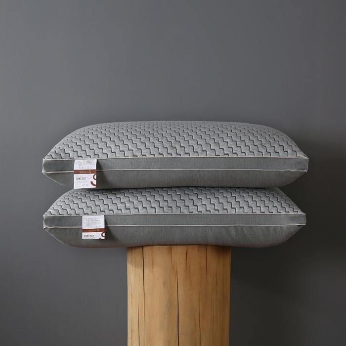 91家纺网 家纺一手货源 找家纺 两面用超柔全棉针织热熔棉可水洗枕芯护颈整张棉安睡成人助眠枕头