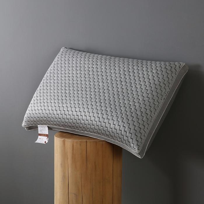 91家纺网 家纺一手货源 找家纺 两面用超柔全棉针织热熔棉可水洗枕芯护颈整张棉安睡成人助眠枕头