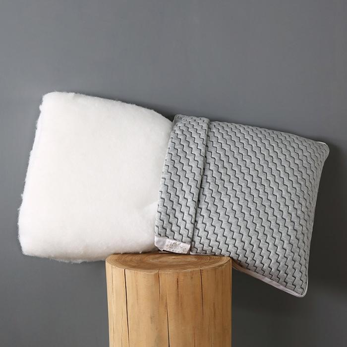 91家纺网 家纺一手货源 找家纺 两面用超柔全棉针织热熔棉可水洗枕芯护颈整张棉安睡成人助眠枕头