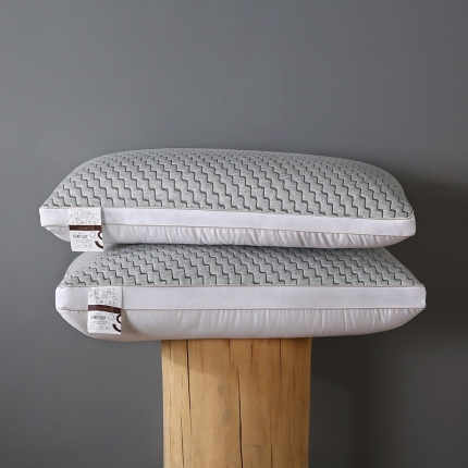 91家纺网 家纺一手货源 找家纺 两面用超柔全棉针织热熔棉可水洗枕芯护颈整张棉安睡成人助眠枕头