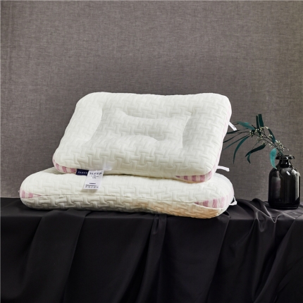 91家纺网 家纺一手货源 找家纺 轻奢 超柔针织新款spa针织棉按摩枕枕头枕芯48*74cm