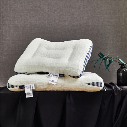 91家纺网 家纺一手货源 找家纺 轻奢 超柔针织新款spa针织棉按摩枕枕头枕芯48*74cm