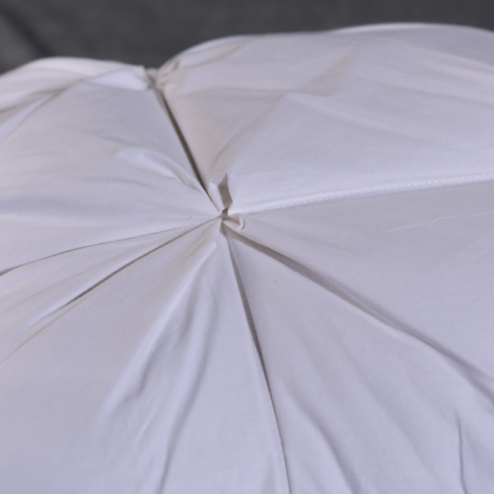 91家纺网 家纺一手货源 找家纺 羽仙子 爆款全棉羽绒枕 面包款白鹅绒 枕芯枕头 白色