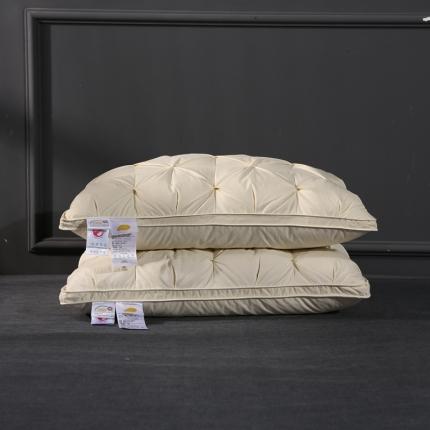 91家纺网 家纺一手货源 找家纺 羽仙子爆款全棉纽花羽绒枕 鹅绒枕芯 枕头枕套