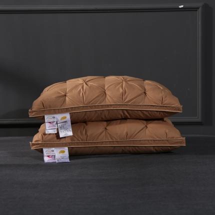 91家纺网 家纺一手货源 找家纺 羽仙子爆款全棉纽花羽绒枕 鹅绒枕芯 枕头枕套