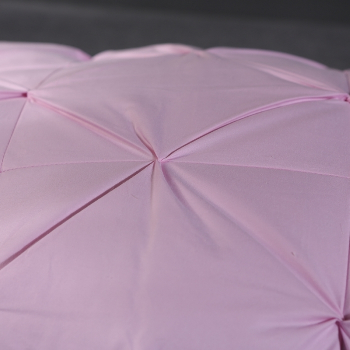 91家纺网 家纺一手货源 找家纺 羽仙子爆款全棉纽花羽绒枕 鹅绒枕芯 枕头枕套 粉色