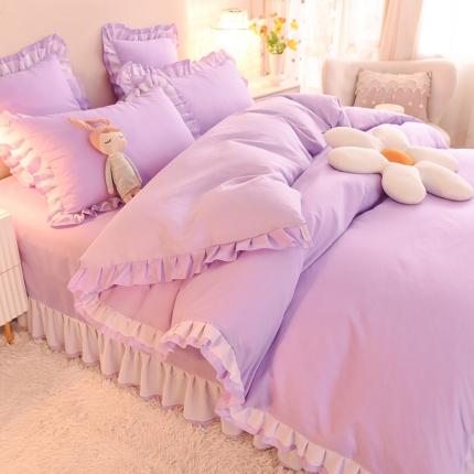 91家纺网 家纺一手货源 找家纺 （总）欧冠 2022新款公主风爱恋系列四件套