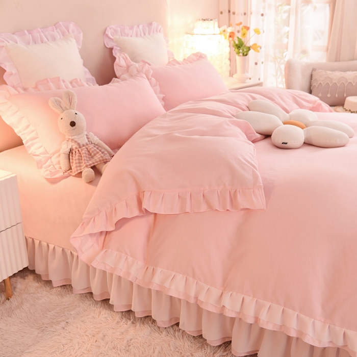 91家纺网 家纺一手货源 找家纺 （总）欧冠 2022新款公主风爱恋系列四件套