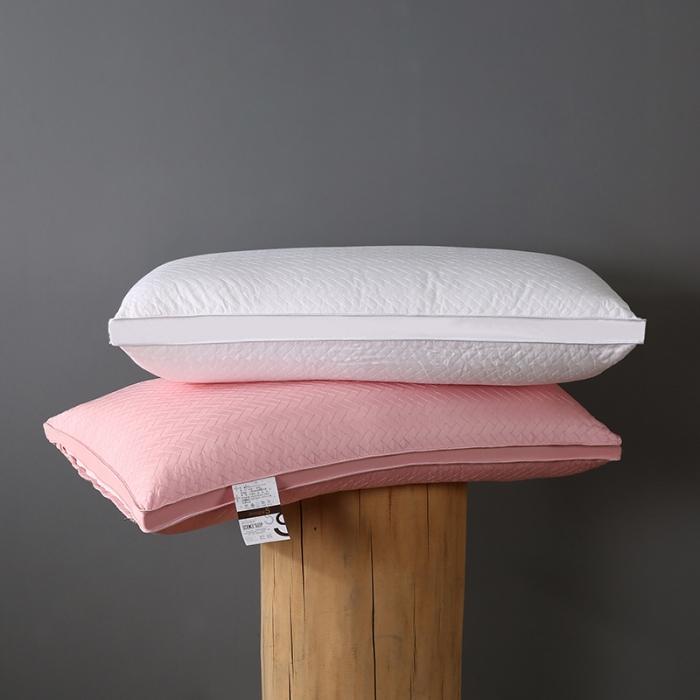 91家纺网 家纺一手货源 找家纺 全棉绗缝热熔棉可水洗枕芯护颈整张棉安睡高回弹成人助眠单人枕头