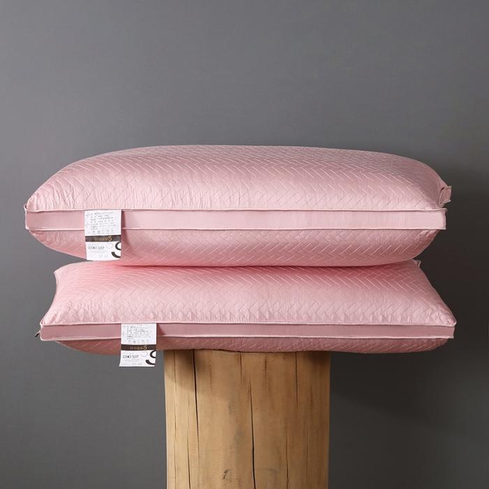 91家纺网 家纺一手货源 找家纺 全棉绗缝热熔棉可水洗枕芯护颈整张棉安睡高回弹成人助眠单人枕头