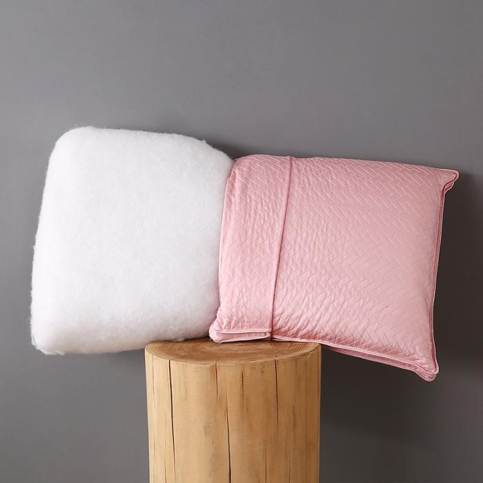 91家纺网 家纺一手货源 找家纺 全棉绗缝热熔棉可水洗枕芯护颈整张棉安睡高回弹成人助眠单人枕头