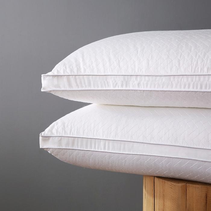 91家纺网 家纺一手货源 找家纺 全棉绗缝热熔棉可水洗枕芯护颈整张棉安睡高回弹成人助眠单人枕头