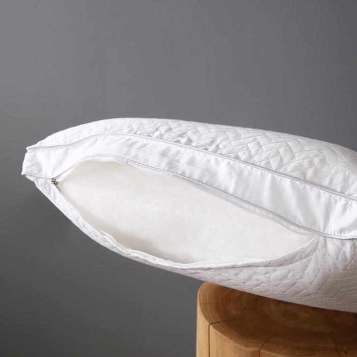 91家纺网 家纺一手货源 找家纺 全棉绗缝热熔棉可水洗枕芯护颈整张棉安睡高回弹成人助眠单人枕头