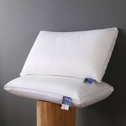 91家纺网 家纺一手货源 找家纺 全棉绗缝热熔棉可水洗枕芯护颈整张棉安睡高回弹成人助眠单人枕头