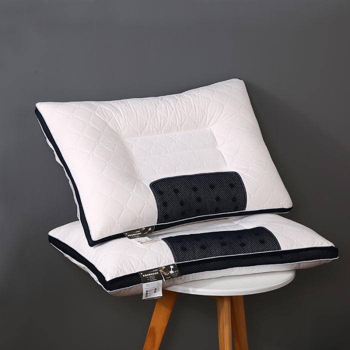 91家纺网 家纺一手货源 找家纺 全棉乳胶决明子枕芯花草磁石护颈枕睡眠透气枕头单人定型枕硬枕