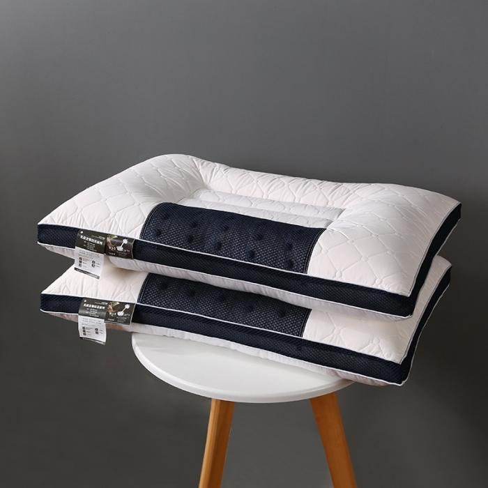 91家纺网 家纺一手货源 找家纺 全棉乳胶决明子枕芯花草磁石护颈枕睡眠透气枕头单人定型枕硬枕