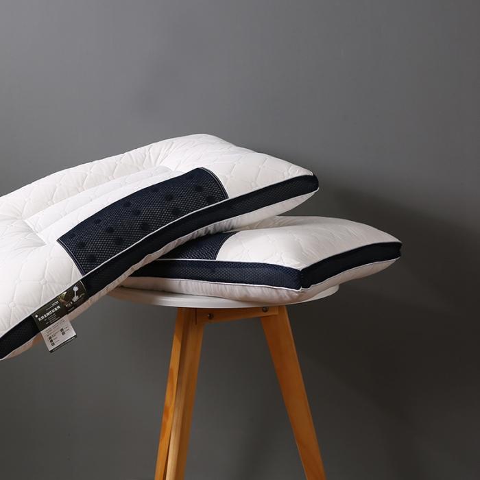 91家纺网 家纺一手货源 找家纺 全棉乳胶决明子枕芯花草磁石护颈枕睡眠透气枕头单人定型枕硬枕